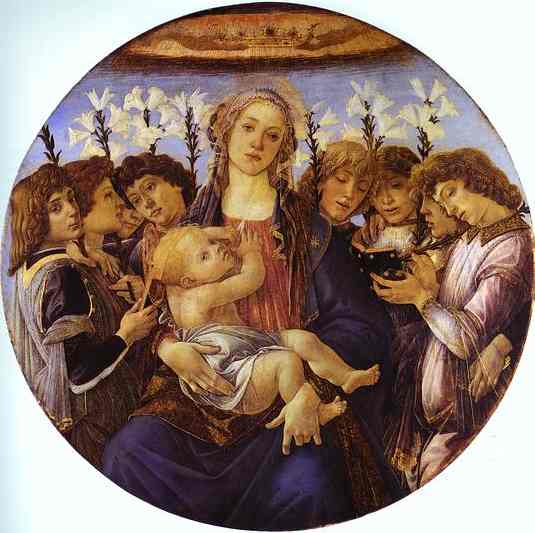 Madonna and Child with Eight Angels